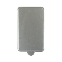 [ARTG-8516S] Rectangle Mini Cake Board 100x60mm Silver 100 pc Artigee